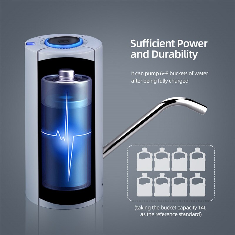 Chargeable Mini Household Intelligent Electric Barrelled Water Portable One-button Water Pump