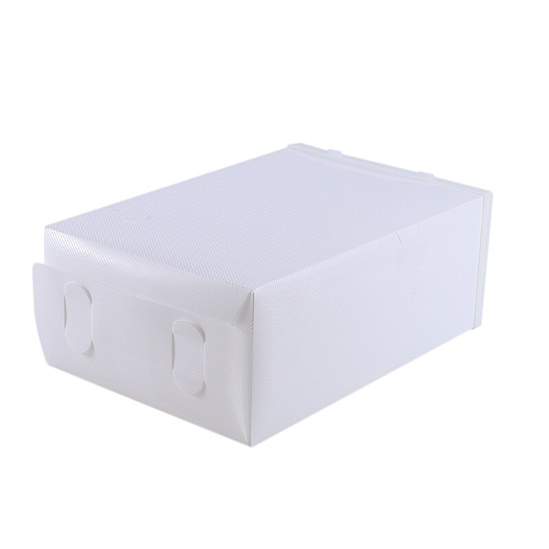 6 stk slitesterke skoesker i plast snu skoeske fortykket gjennomsiktig skuffekoffert stabelbar skoorganisator oppbevaring skohylle