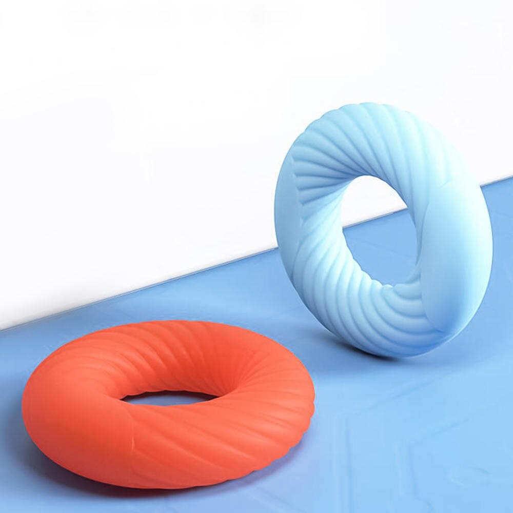 Silicone Hand Finger Gripper Resistance Band Clamp Ring Wrist Stretcher Finger Forearm Trainer Carpal Expander for Exercise Pow