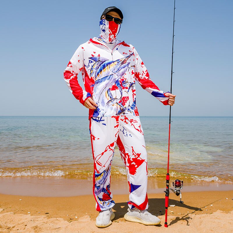 2022 diaolian pesca camisas/calças camuflagem proteção solar respirável umidade-wicking secagem rápida anti-uv upf50 + ternos de pesca
