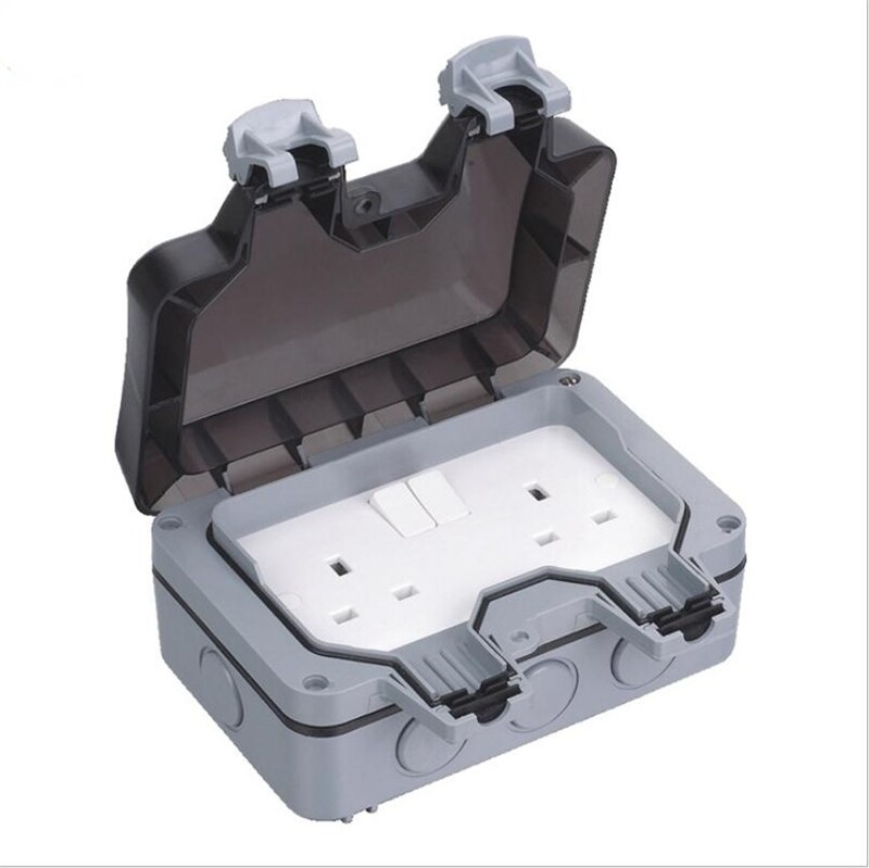 IP66 Waterproof Plastic Box Continuation Equipment Cable Switch Box Household Double Waterproof Junction Protector Boxes