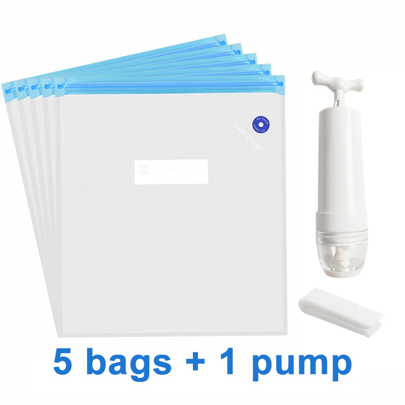 Filament vakuumpåsar förvaring säker förvara fuktbeständiga förseglingspåsar hålla tråden torr 3d skrivare filamentpåse pla torktumlare: 5 påsar 1 pump