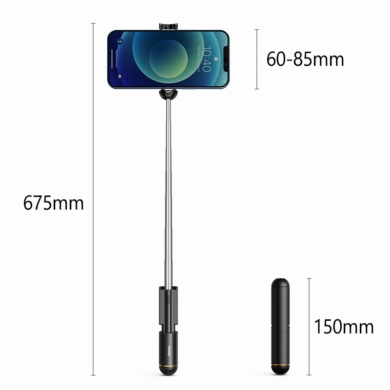 Mini Bluetooth Selfie Stick Wireless Foldable Handheld Extendable Selfiestick For iPhone 12 11 Pro Max Xiaomi Huawei