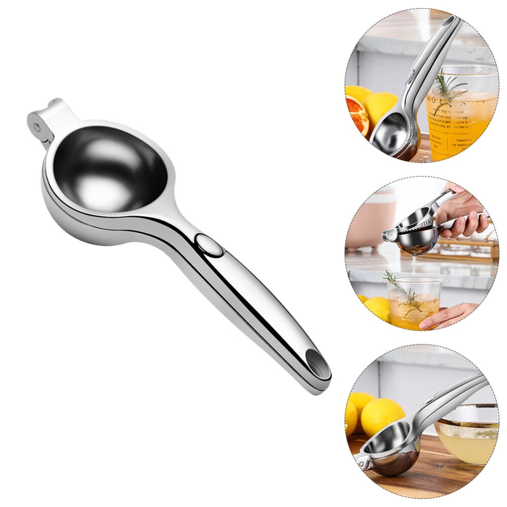 1 Pc Zinc Alloy Citrus Juicer Manual Labor-saving Watermelon Juicer (Silver)