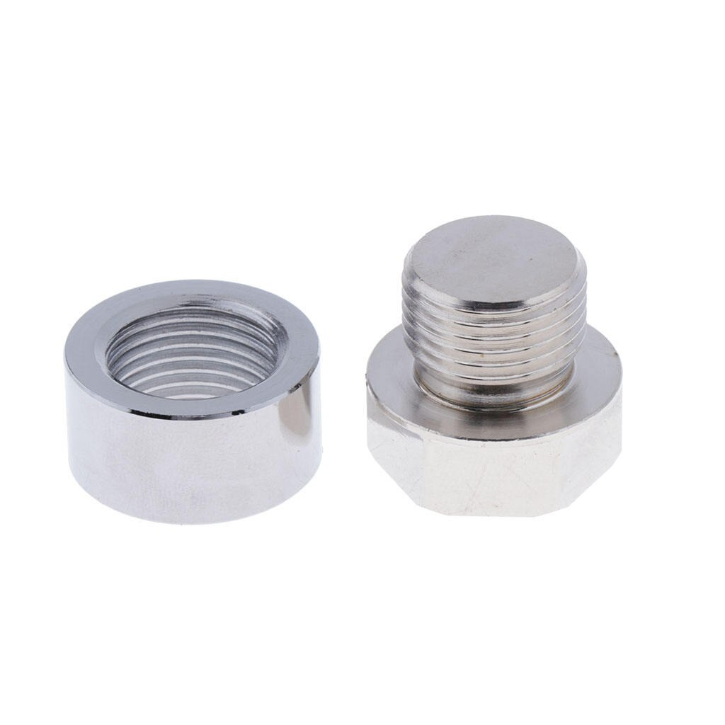 M18X1.5 Car Exhaust Weld-in Oxygen Sensor O2 Bung &amp; Plug - 25mm Thread