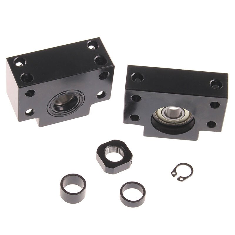 1set BK/BF10 BK/BF12 BK/BF15 BK/BF20 Ball Screw End Supports Bearing Mounts For SFU1204 SFU1605 SFU2005SFU2505 BallScrew Support