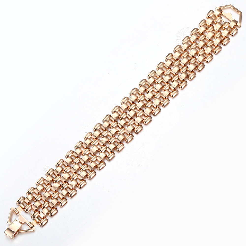 Pulsera Vintage de 22mm para mujer y Chica, reloj con cadena, joyería para y boda, para ella DCB43