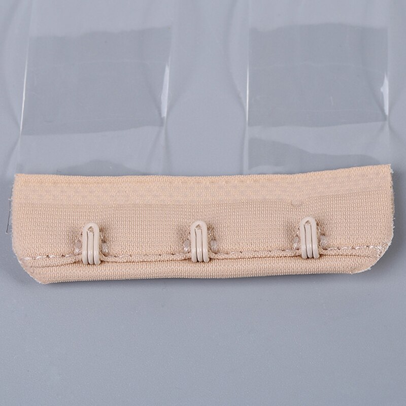Vrouwen siliconen antislip gesp transparante bh-bandjes onzichtbare transparante bh-band rugloze elastische bh-verlenger schouderband