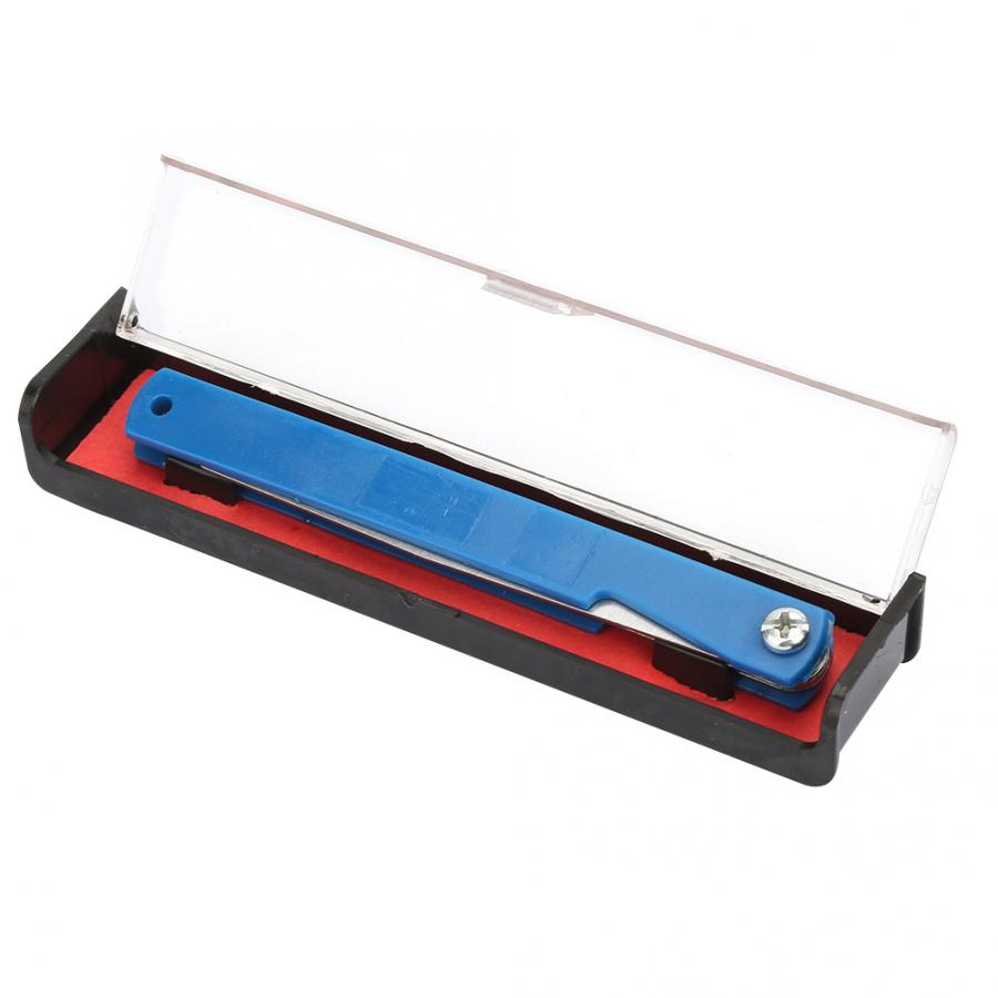 10 unids/caja 100mm * 10 DE ACERO INOXIDABLE Feeler Gauge brecha diámetro interior de 0,10-1,00mm de inspección calibre