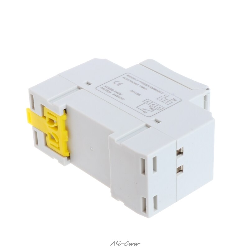 AC 220V 16A Digital LCD 7-Day Programmable Timer Time Relay Switch