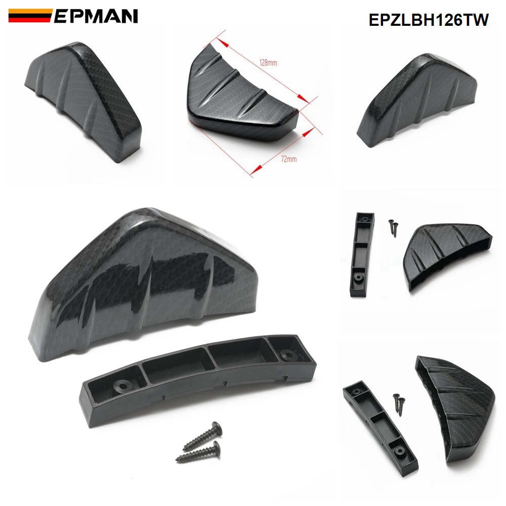 EPMAN Universal Modified Rear Bumper By Bumper Chassis Decorative Small Surrounded Cast Shark Diffuser Spoiler EPZLBH125