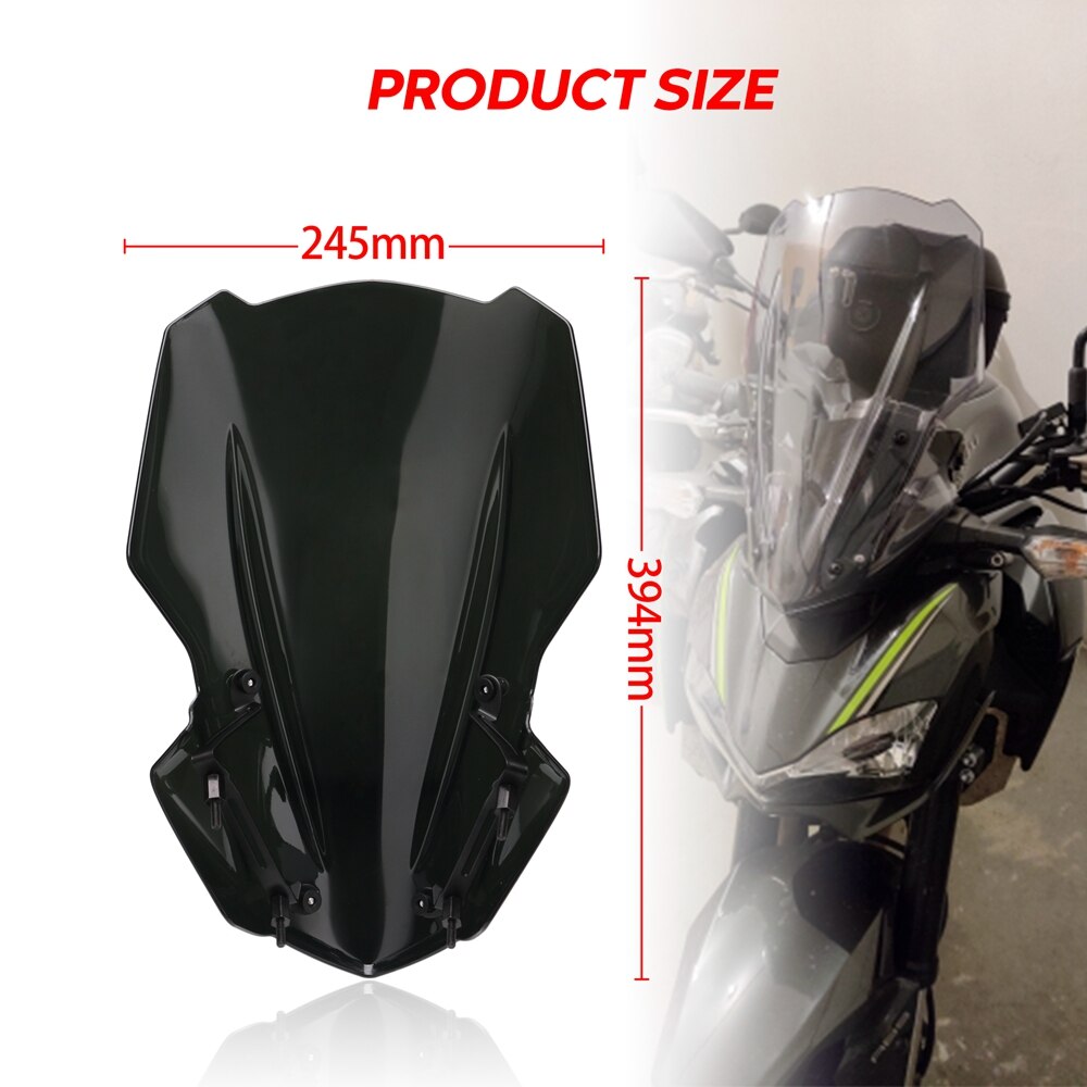 Motorfiets motocross scherm windscherm windscherm luchtgeleiderbeugel voor kawasaki  z900 z 900