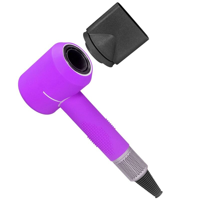 Colorful Silicone Anti-scratch Body Head Protective Cover Case Skin for Dyson Hair Dryer: PL