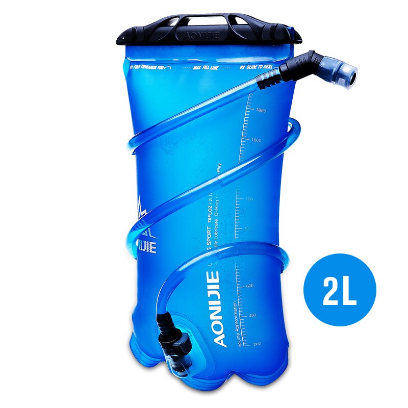 Aonijie Waterzak Hydration Pack Water Opbergtas Reservoir Zachte Bpa Gratis 1.5L 2L 3L Running Hydratatie Vest Rugzak: 2L