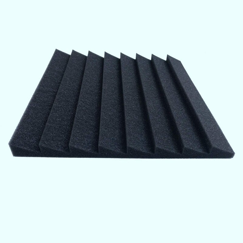 8Pcs Trapezoidal Triple-cornered Sound Insulation Foam Recording Studio Foam,Sound Absorbing Cotton Foam Acoustic Panels