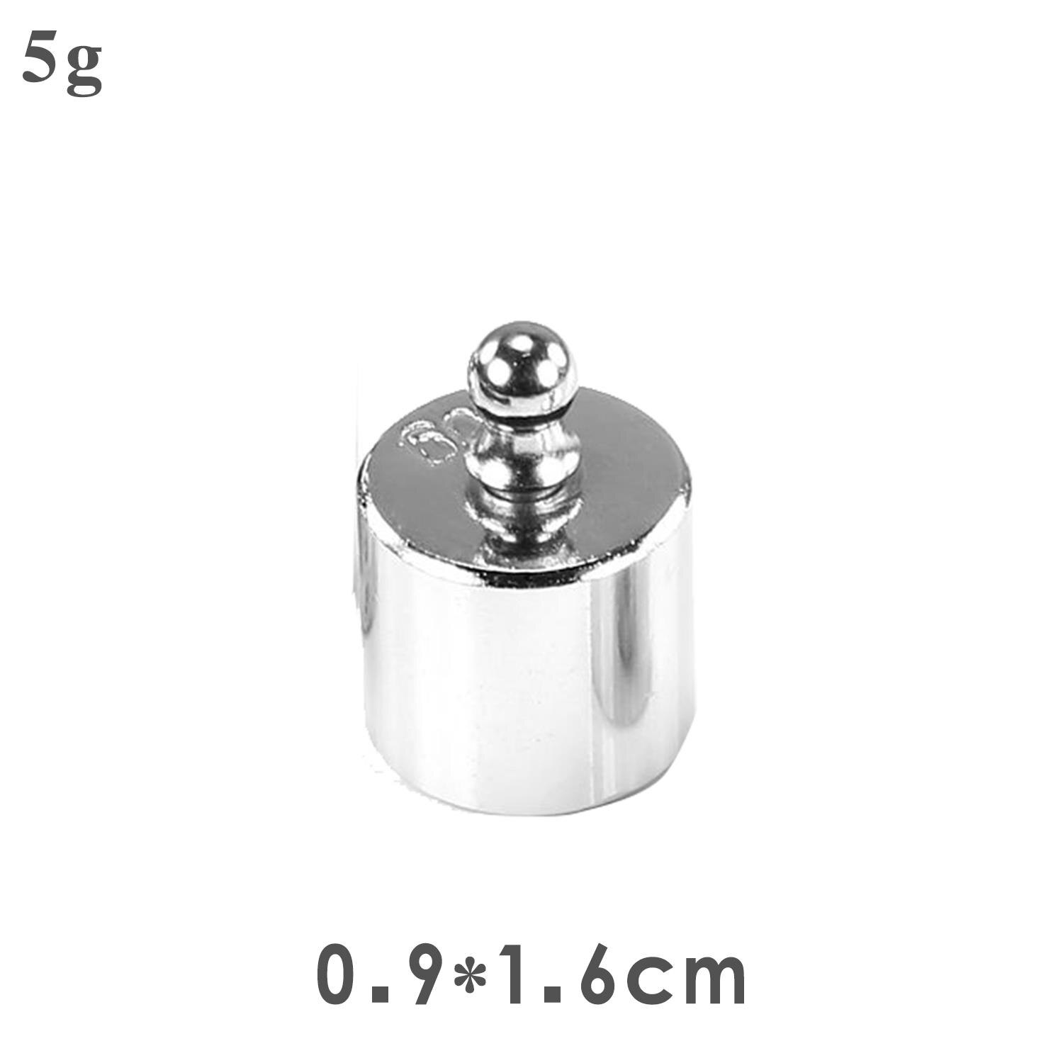 Electrical Test Equipment Chrome Weight Calibration 100g/50g/20g/10g/5g for Digital Office Industrial Gram Scale Silver: 5g