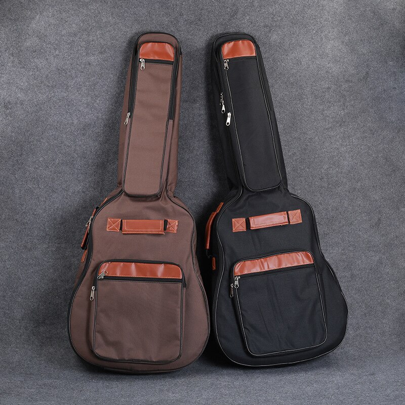 40&quot; 41&quot; Guitar Backpack Shoulder Straps Pockets 5mm Cotton Padded Gig Bag Case