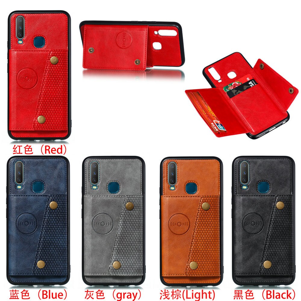 Honor 9C Honor 9 C Flip Case Leather Card Slot Back Shell for Huawei Honor 9C Case 360 Protection TPU Bumper Hono C9 Shockproof