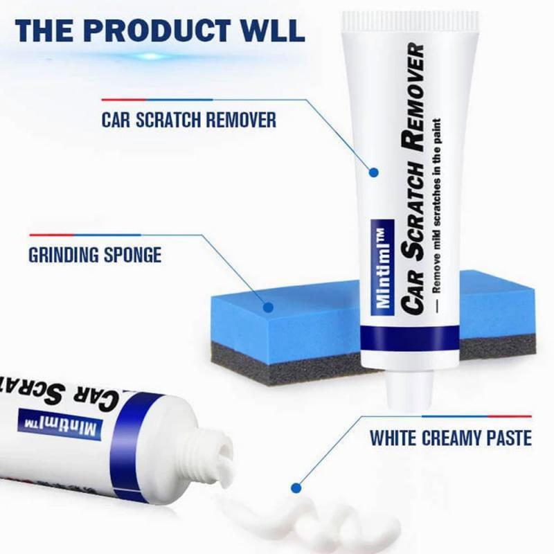 Quita rayones del coche reparación de automóviles con pintura de coche reparador para arañazos esponja pintura cuerpo compuesto pasta Auto Clear Kit
