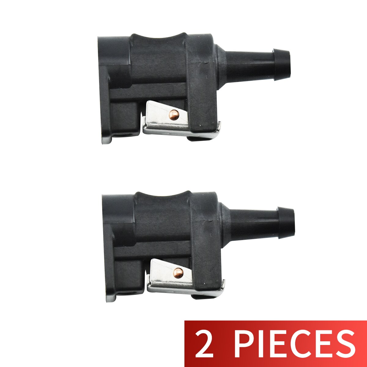 8mm 5/16'' Female Fuel Line Pipe Connector Fittings Adaptor For Yamaha Parsun Hidea Outboard Motor Engine Hose Boat Accessories: 2 PIECES