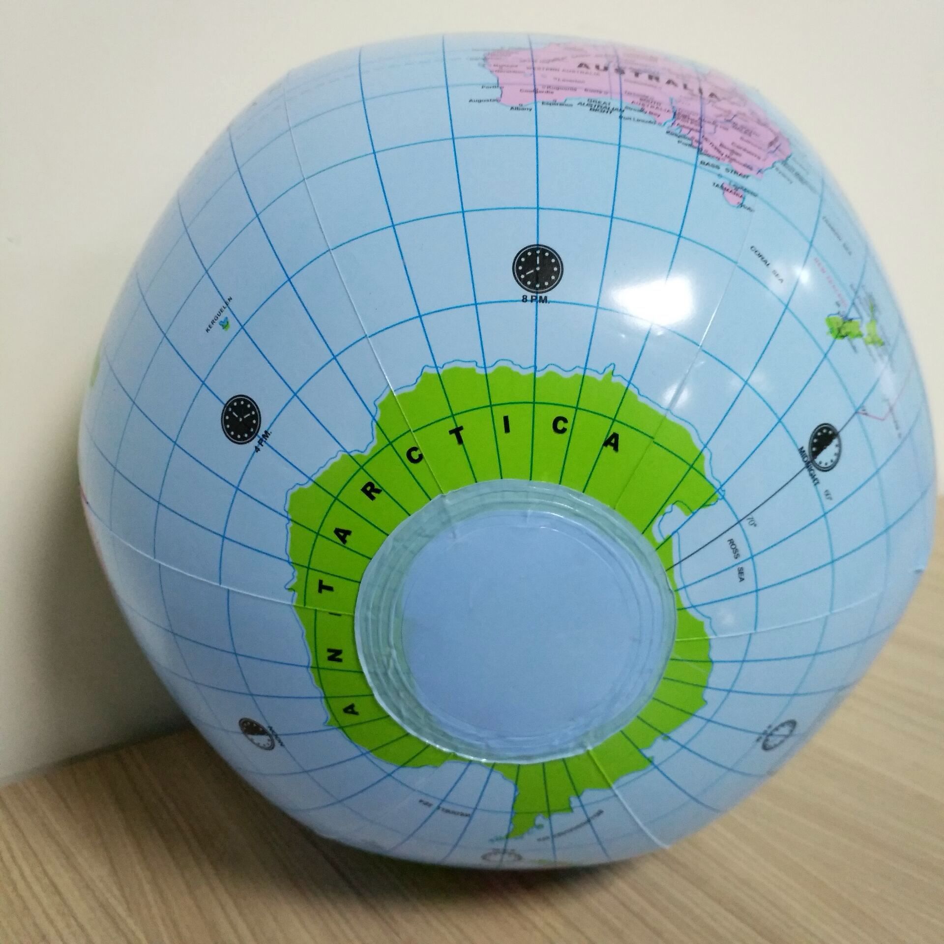 30cm Inflatable Globe World Earth Ocean Map Ball Geography Learning Educational supplies