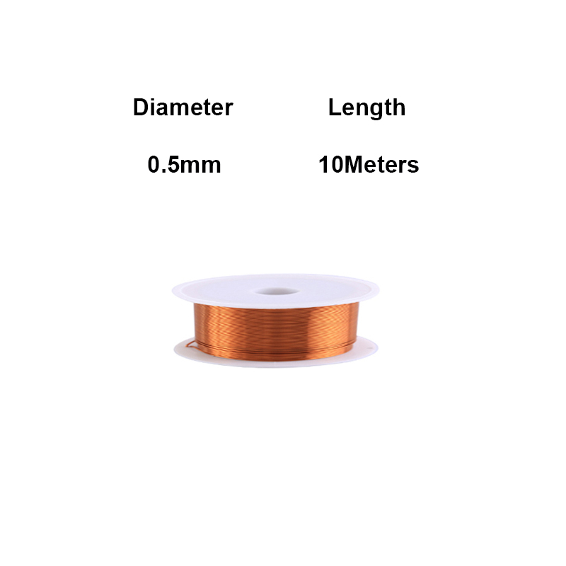 Bobine de fil de cuivre 10-100m, câble de fil de cuivre 0.06mm - 1.0mm, fil magnétique, fil de bobine de cuivre émaillé, fil d'enroulement en cuivre émaillé: Bleu