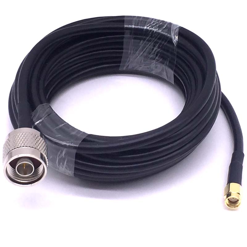 WIFI Antenna extension cable N male to RP SMA male RG58 RF Coaxial Pigtail cable