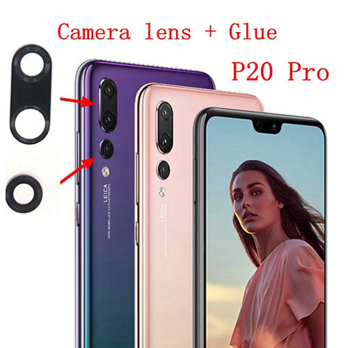 Alkuperäinen takakameran linssin lasin vaihto huawei  p30 p30 pro  p30 lite  p20 pro  p20 lite -laitteelle tarralla