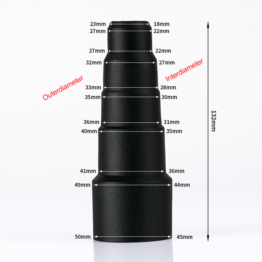 Universal Vacuum Hose Adapter Vac Hose Accessories Adaptor Connector Five-layer Adapter Of 23-50mm