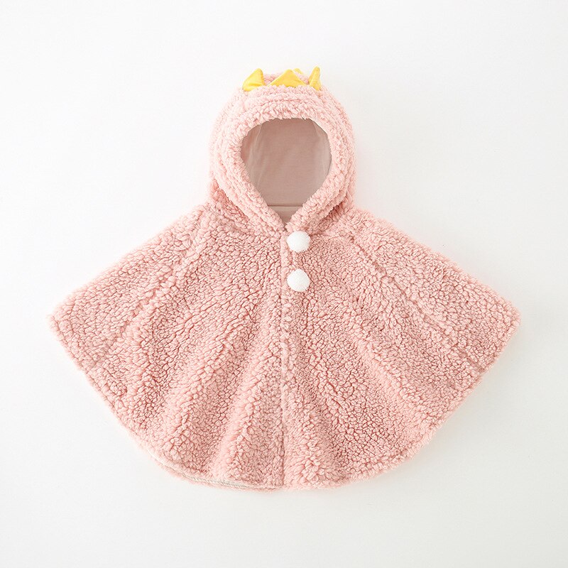 Schattige Baby Meisje Jas Mantel Cartoon Lente Herfst Winter Schattige Baby Jongen Poncho Cape Zuigeling Peuter Pasgeboren Jas Uitloper: pink