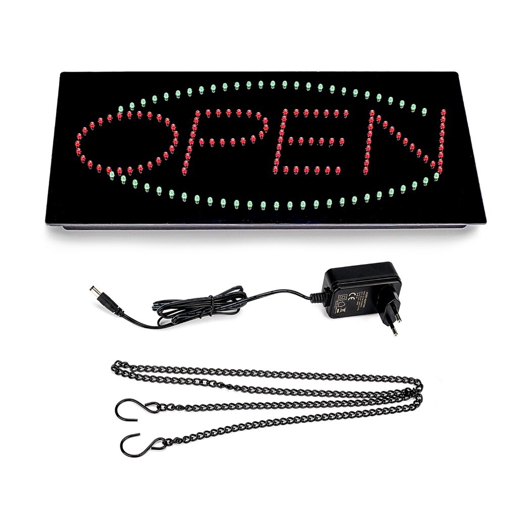 Animated LED Open Sign Advertising Light Board Mall Bright Animated Sports Neon Commercial Billboard with US EU UK Plug