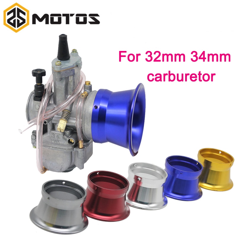 ZS MOTOS – carburateur filtre à Air, 55mm, Modification en compétition, coupe-vent, cornet, pour PWK 32 34 mm