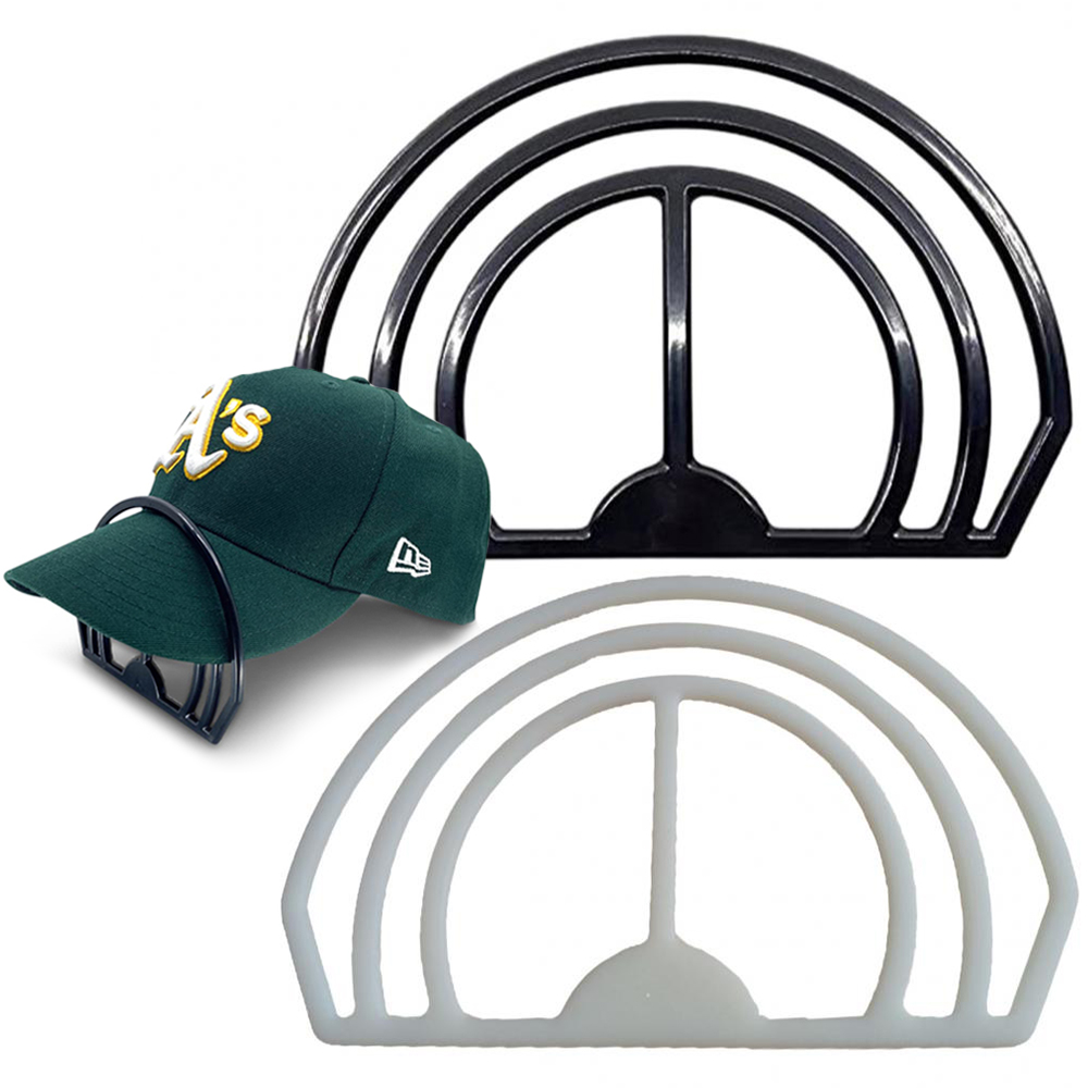 Piegatrice per tesa per cappello da baseball Staffa perfetta per modellare i bordi della fascia curva Comodo design modellante Accessori a forma di semicerchio