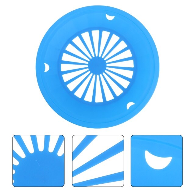 10Pcs BBQ Paper Plate Holder Reusable Holder Party Picnic Supplies: Blue