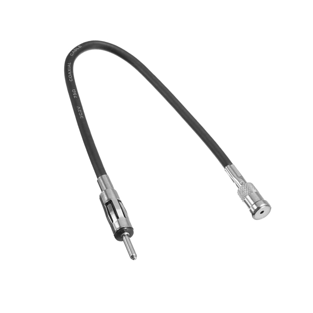 Adaptador de antena aérea ISO a Din para Radio de coche estéreo, Cable de extensión, enchufe