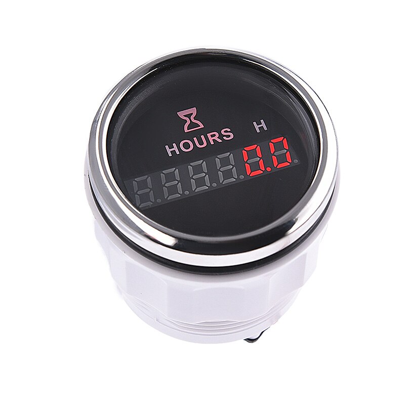 Waterproof Digital Engine Tach Hour Meter Tachometer Gauge RPM LCD Display For Motorcycle Motor Car Boat Hourmeter