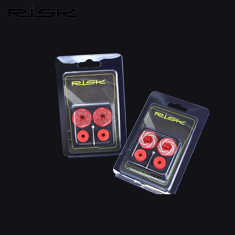 RISK 2pcs Bike Handlebar End Plugs Bicycle Bar End Plugs Grip Ends Caps MTB Road Cycling Handle Bar Plug Ends