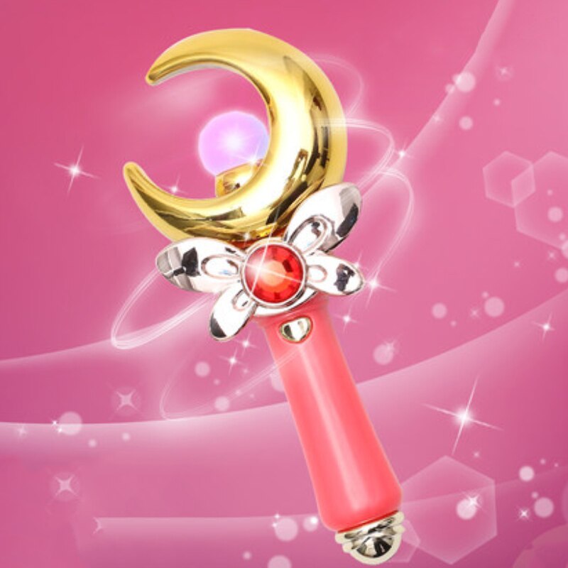 Light Up Musical Plastic Fairy Sticks Colorful Glow Party Weddings Flashings Princess Shining Stick Wand Funny Lasting Toy: 001