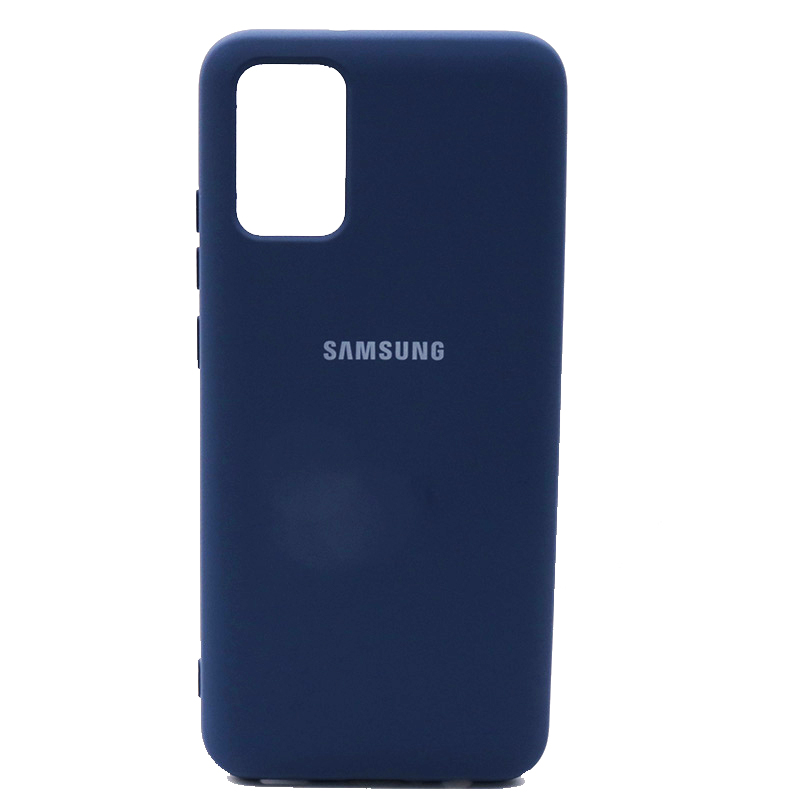 A02s etui Samsung Galaxy A02S SM-A025F A 02S jedwabisty silikonowy pokrowiec wysokiej jakości miękki w dotyku tył ochronny: Lake blue