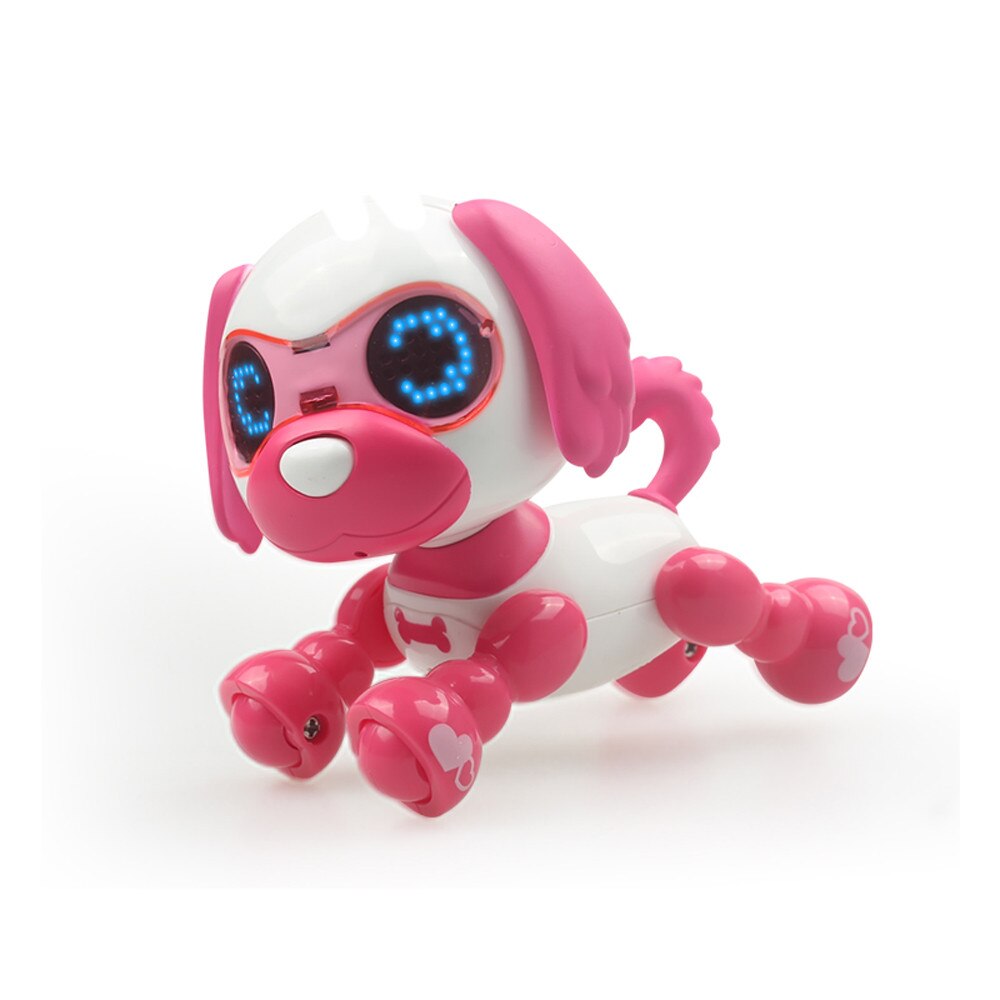 Interactive Smart Puppy Robotic Dog LED Eyes Sound Recording Sing Sleep Cute Toy