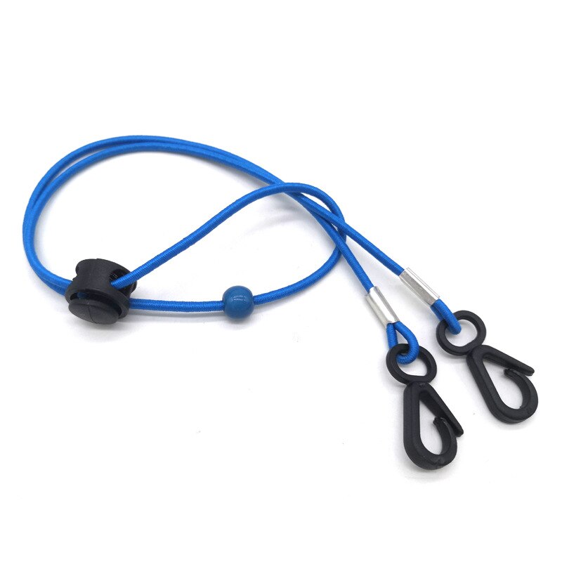 1pcs Adjustable Face Mask Lanyard Convenient Holder Rope Anti-lost Portable Mask Hanging Neck Rop Ropes Neck Strap Chain: blue