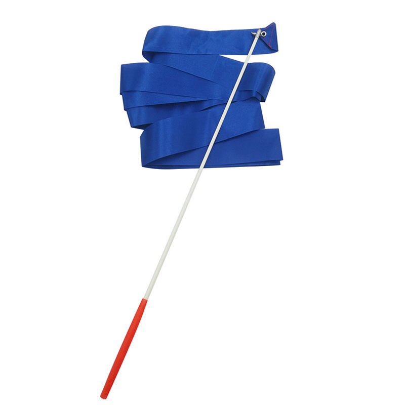 4M Bunte Fitnessstudio Bänder tanzen Band rhythmisch Gymnastik- Kunst Ballett Stromer wirbeln Stange Stock Für Fitnessstudio Ausbildung Professionelle: Blau