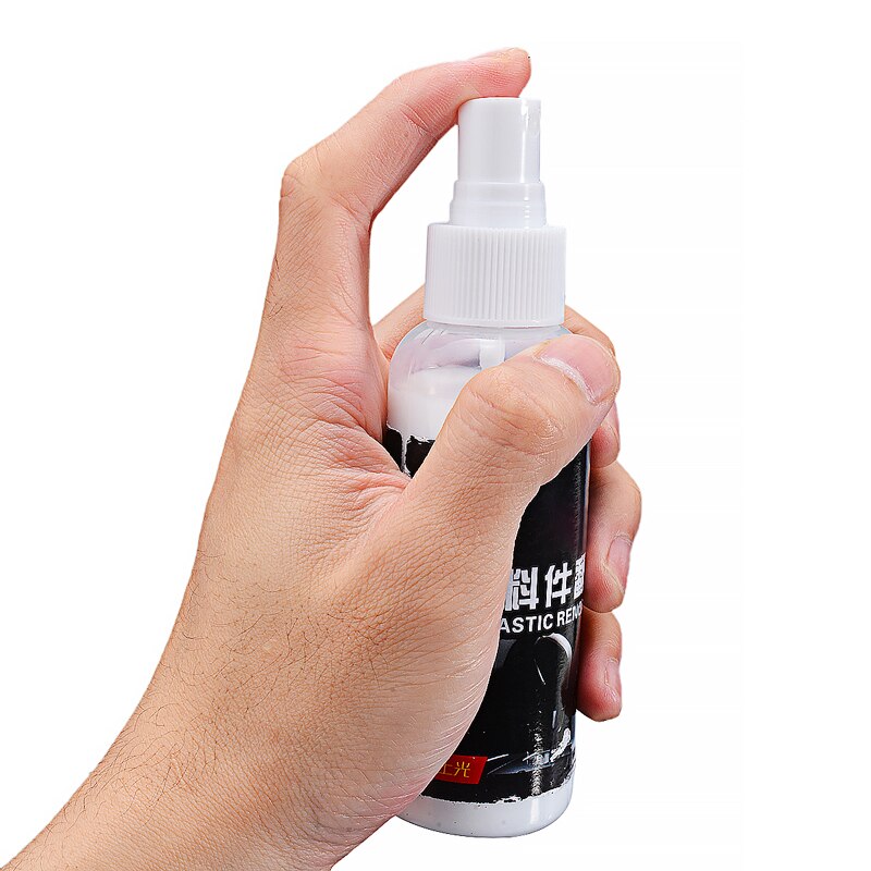 1pc 100ml bil interiør skinnsete sofa skinn plastdeler regummiering middel voks bil vedlikehold pleie rengjøringsmiddel