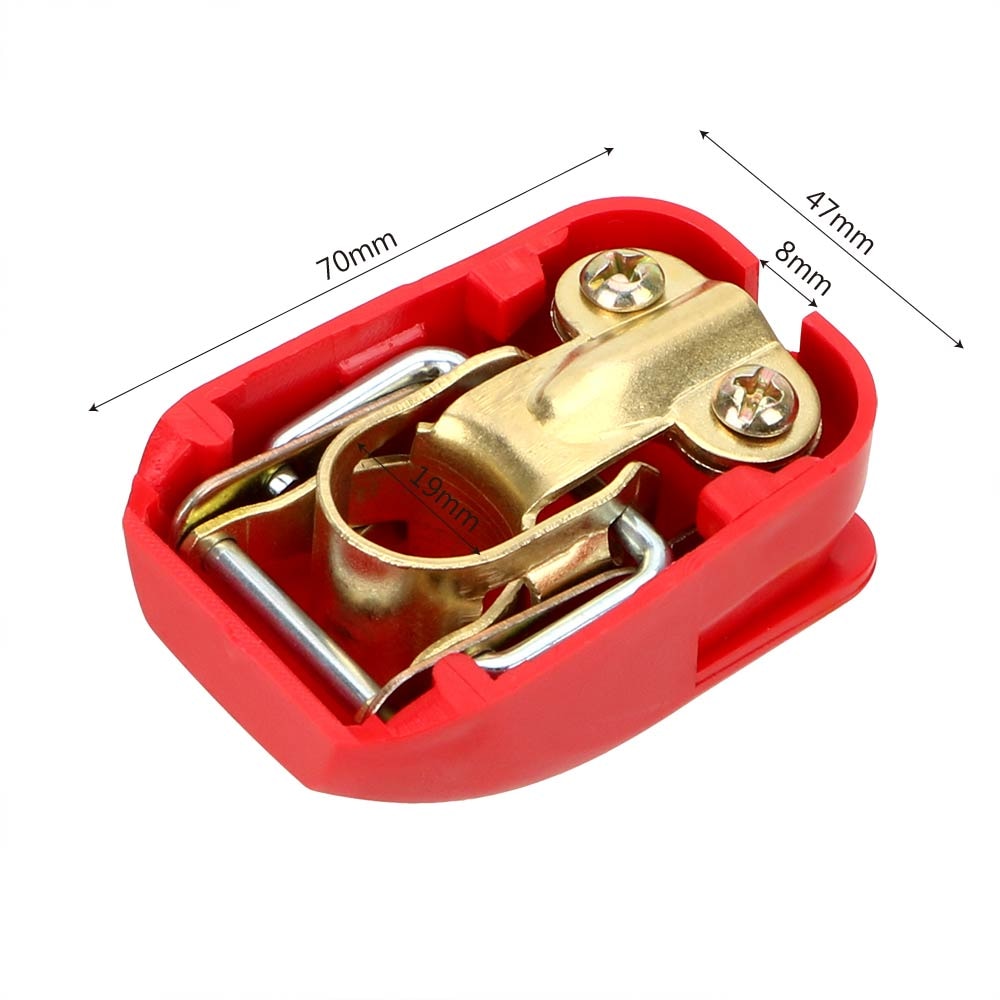 Car Battery Terminals Auto Replacement Parts Connector Clamps Quick Release Lift Off A Pair Positive &amp; Negative Electrode