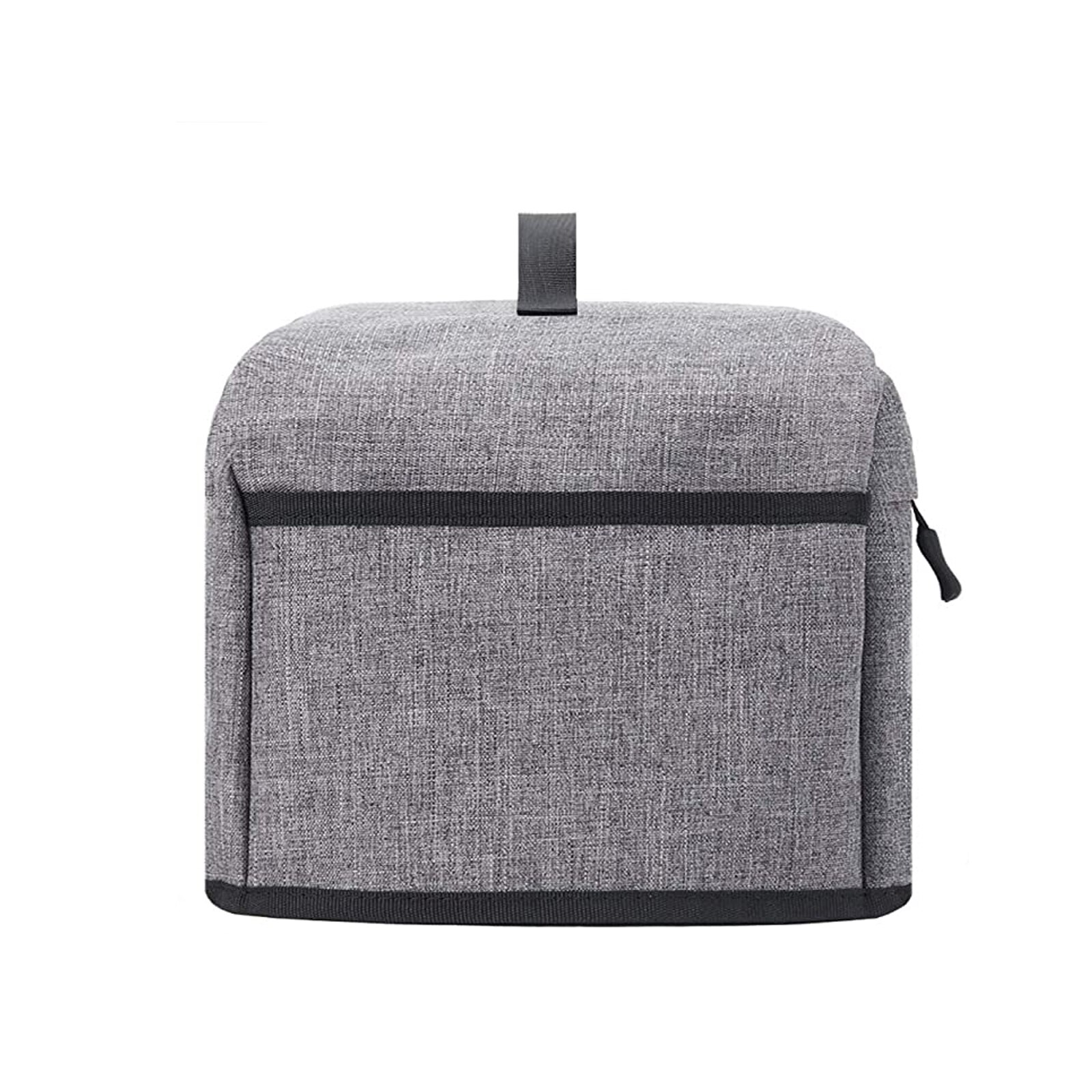 Toaster Dust Cover Anti-dust 4 Slice Toaster Covers with Zipper and Pockets Kitchen Small Appliance Cover with Handle