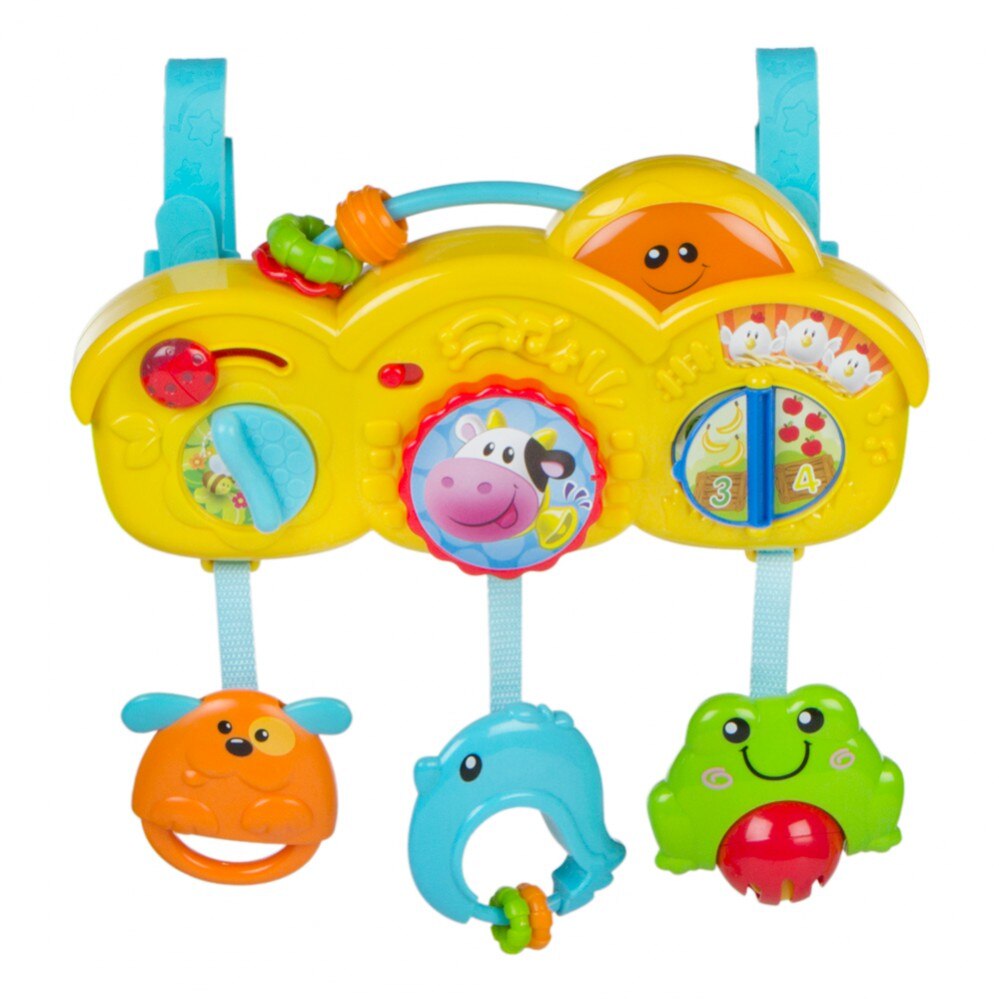 Reproductor Musical Portátil Winfun Para Bebés – 10 Melodías Populares Y 10 Clásicas, Luz Y Asa Ergonómica, +3 Meses