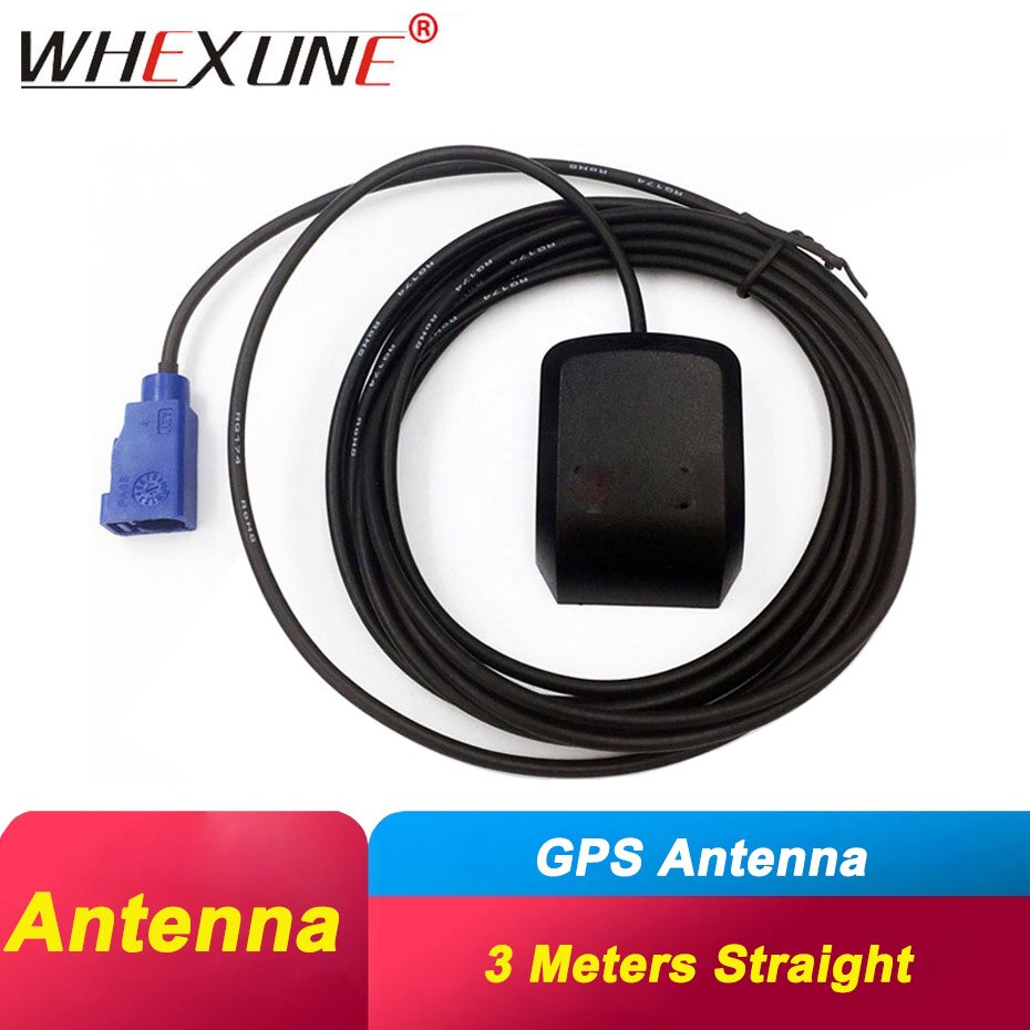 Whexune Auto Auto Gps Antenne Straight Adapter Voor Fakra/MFD2/RNS2-510/Golf 5/MFD3/aps/Volkswagen/Mercedes/Benz Waterdicht