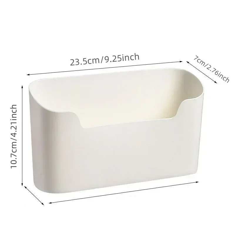 Kitchen Wall-mounted Multifunctional Adhesive Storage Rack Cabinet Door Storage Box Under Sink Drawer Shelf Bathroom Organizer