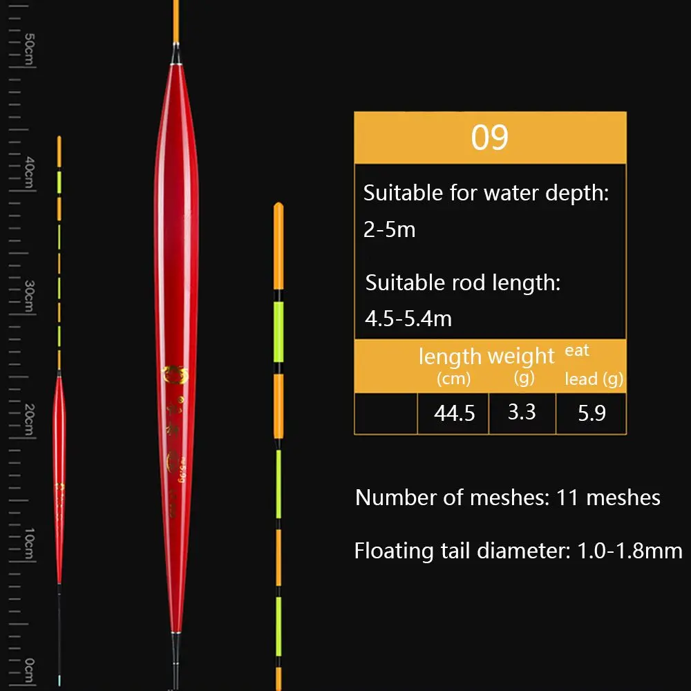 1pc fiskeflöten i trä, balsaflotte, peche, karp, tilapia, flytande bobbers, träflöte, fiskeredskapstillbehör: Ljusgul