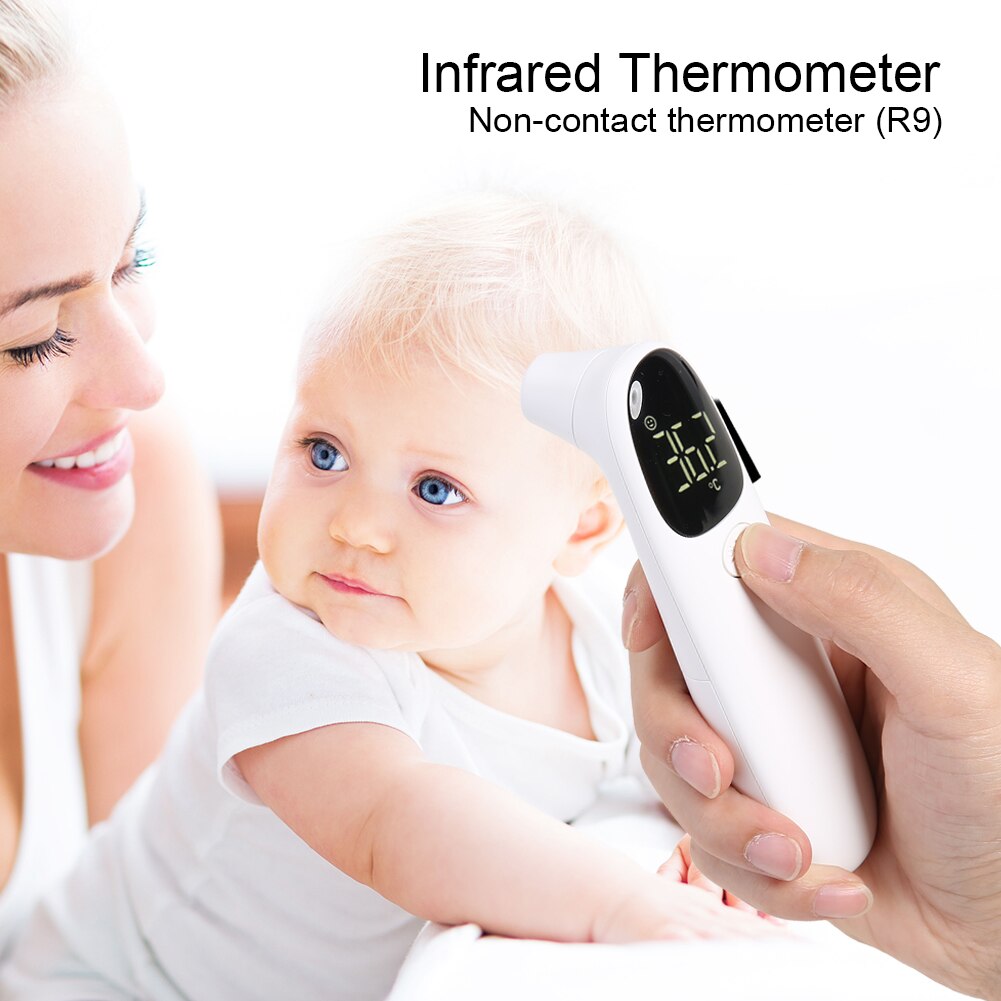 Handheld Digital LCD Forehead Ear Non-contact Infrared Temperature Sensor Adult Thermometer Measurement for Kids Adults